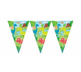 WeFiesta Guirlande de dinosaures 10 mètres | à la pièce