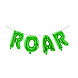 WeFiesta Dinosaur ROAR Foil Balloons Letter Garland 41cm | per set