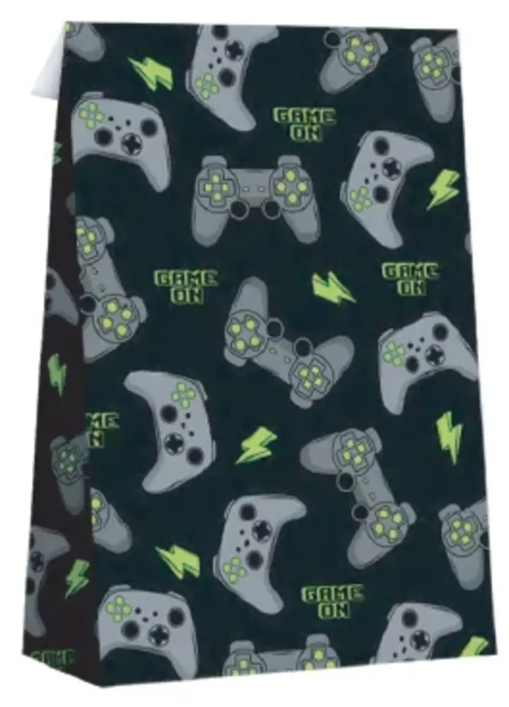 WeFiesta Sacs à documents pour jeux vidéo 13 x 24 cm | 8 pièces