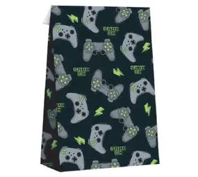 WeFiesta Gaming Uitdeelzakjes 13x24cm | 8 stuks WeFiesta Gaming Uitdeelzakjes 13x24cm | 8 stuks