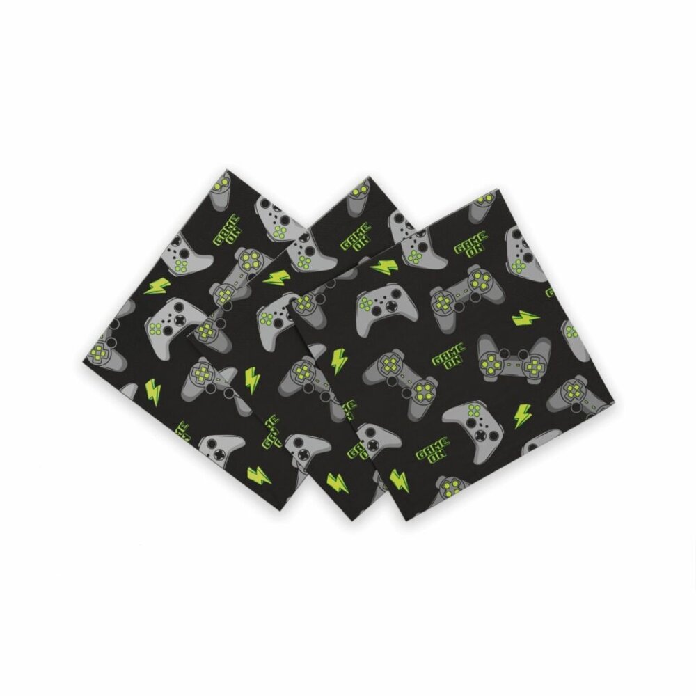 WeFiesta Gaming-Servietten 33x33cm | 20 Stück