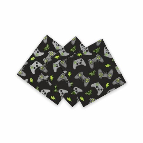 WeFiesta Serviettes de jeu 33x33cm | 20 pièces