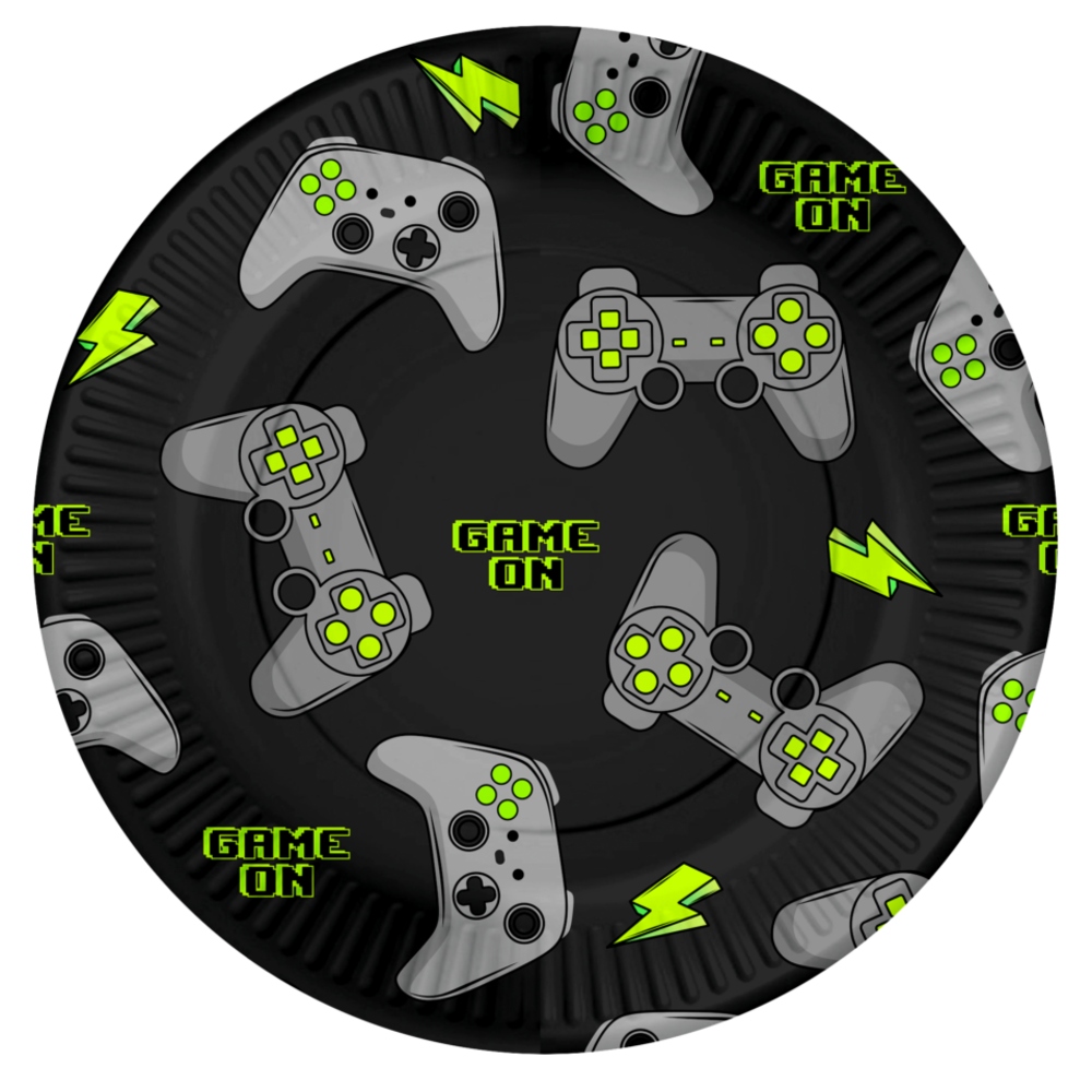 WeFiesta Plateaux de jeu 23 cm | 8 pièces