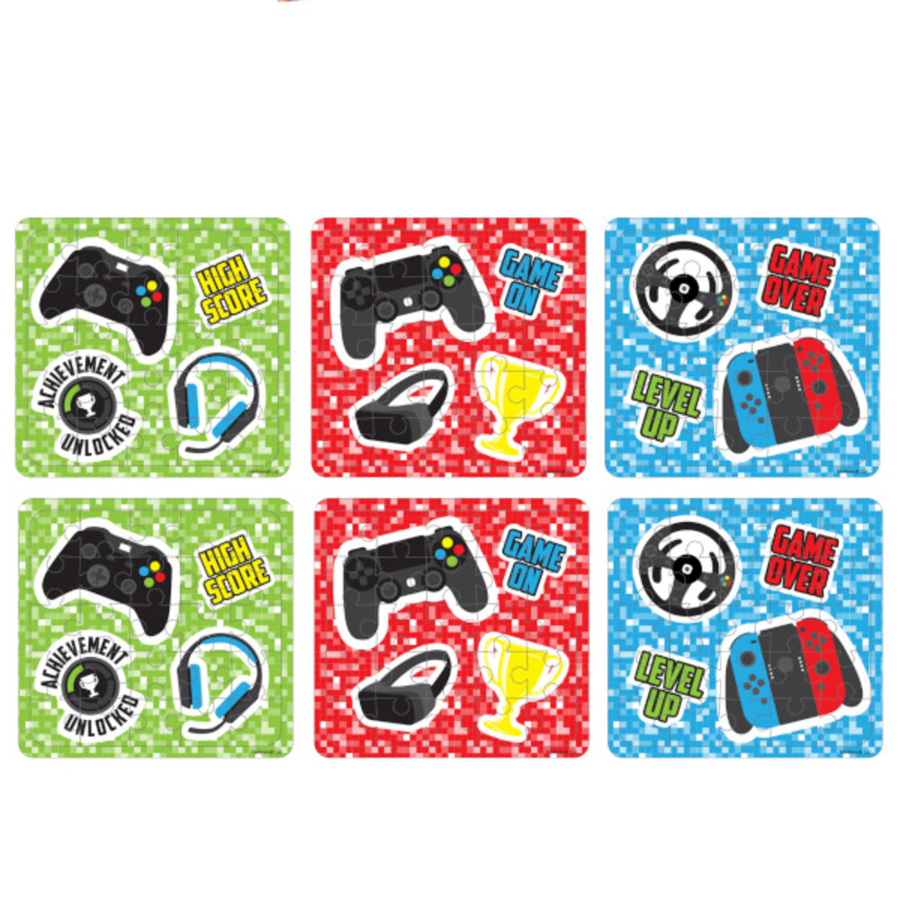 Henbrandt Gamer Puzzel 13x13cm | 12 stuks Henbrandt Gamer Puzzel 13x13cm | 12 stuks