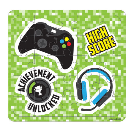 Henbrandt Gamer Puzzel 13x13cm | 12 stuks Henbrandt Gamer Puzzel 13x13cm | 12 stuks