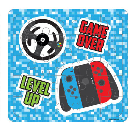 Henbrandt Gamer-Puzzle 13x13cm | 12 Teile
