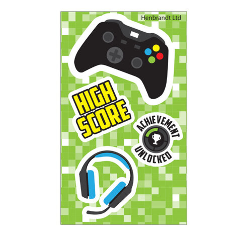 Henbrandt Gaming-Notebook 5,5 x 9 cm | 12 Stück