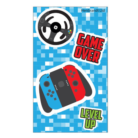 Henbrandt Gamer Notebook 5.5x9cm | 12 pieces