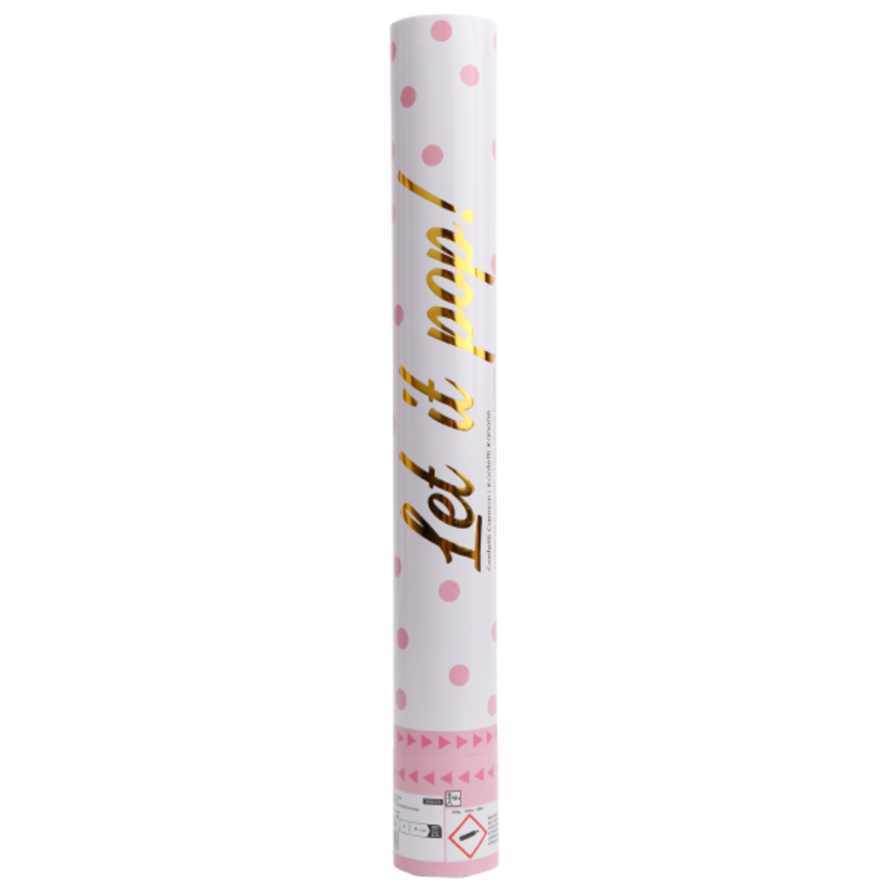 Amscan Pinker Konfetti-Shooter 40 cm | pro Stück