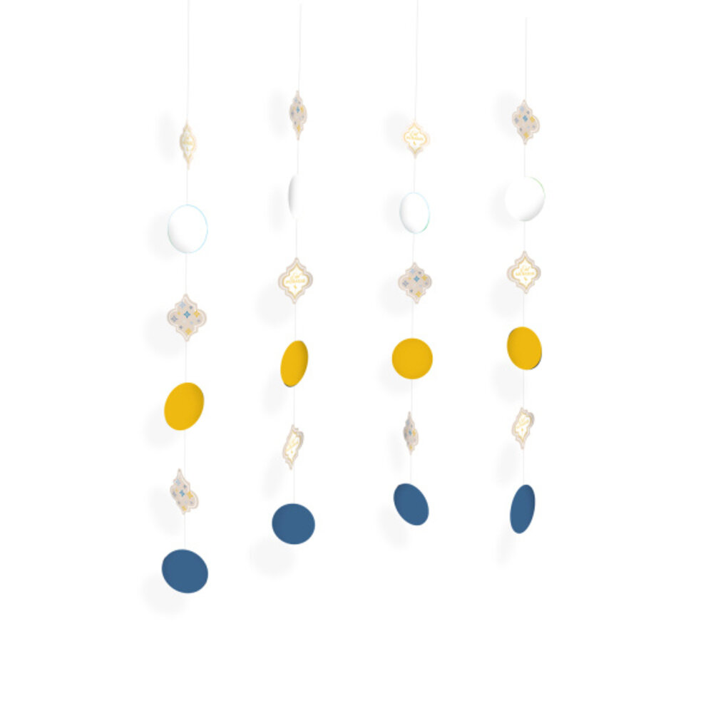 WeFiesta Eid Ramadan Hangdecoratie 130cm | 4 stuks WeFiesta Eid Ramadan Hangdecoratie 130cm | 4 stuks