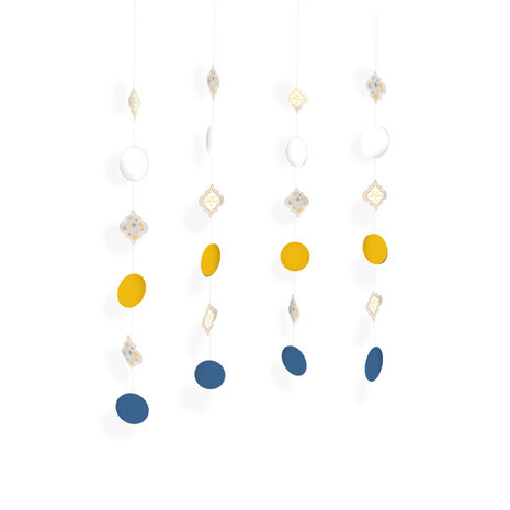WeFiesta Eid Ramadan Hanging Decoration 130cm | 4 pieces