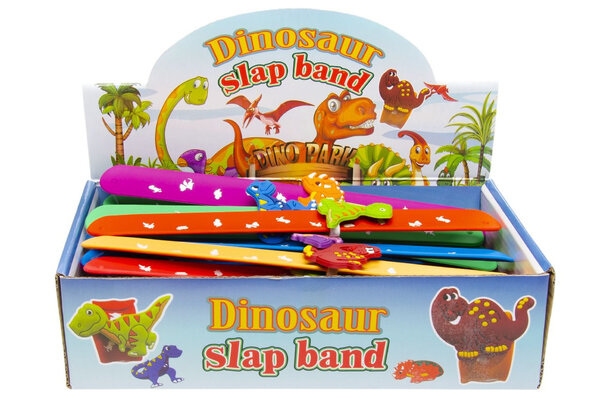 LG Imports Dinosaur Snap Bracelet 22cm | 6 pieces
