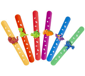 LG Imports Dinosaur Snap Bracelet 22cm | 6 pieces