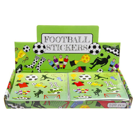 LG Imports Fußball-Aufkleberbogen 12x10cm | 12 Bögen