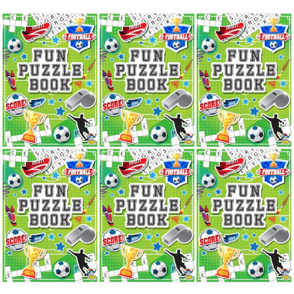 Henbrandt Voetbal Puzzel Boekje 14x10cm | 12 stuks Henbrandt Voetbal Puzzel Boekje 14x10cm | 12 stuks