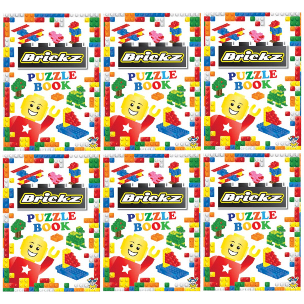 Henbrandt Livret de puzzles Lego 14x10cm | 12 pièces