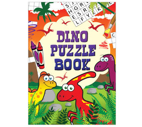 Henbrandt Dinosaurus Puzzel Boekje 14x10cm | 12 stuks Henbrandt Dinosaurus Puzzel Boekje 14x10cm | 12 stuks