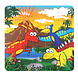 Henbrandt Dinosaurier-Puzzle 13x13cm | 12 Teile