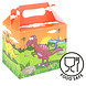 Henbrandt Dinosaurier-Gastgeschenkbox 14 x 9,5 x 12 cm | 12 Stück