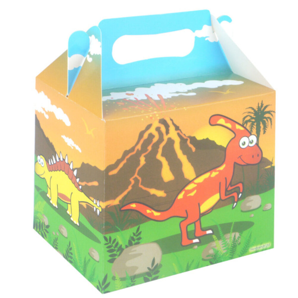 Henbrandt Dinosaurus Uitdeeldoosje 14x9,5x12cm | 12 stuks Henbrandt Dinosaurus Uitdeeldoosje 14x9,5x12cm | 12 stuks
