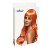 Boland Oranje Pruik Lang Haar