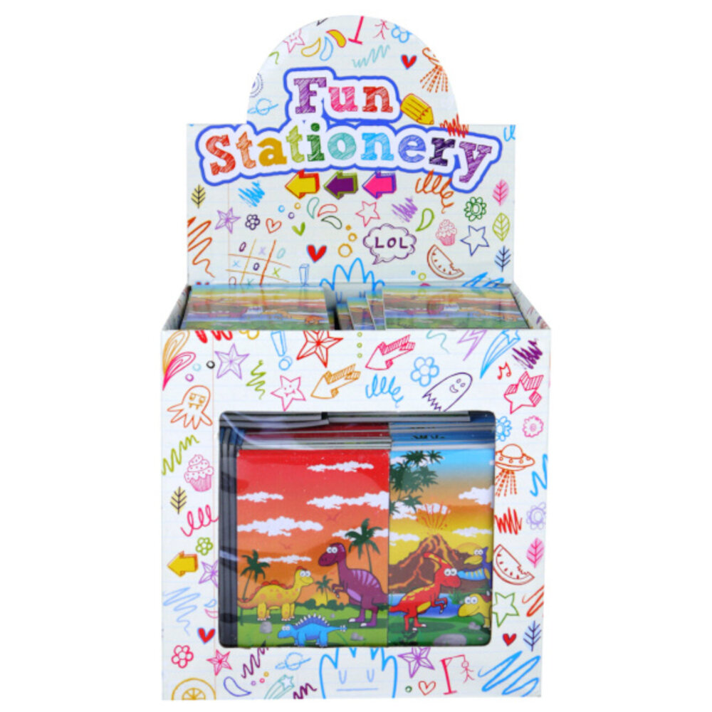 Henbrandt Dinosaur Notebook 5.5x9cm | 12 pieces