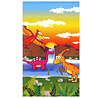 Henbrandt Dinosaurus Notitieboekje 5,5x9cm | 12 stuks
