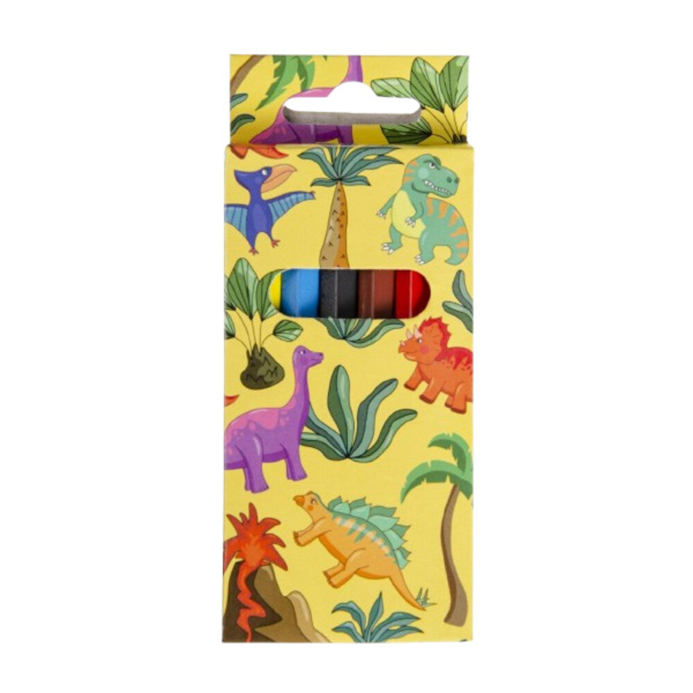 LG Imports Dinosaurus Kleurpotloodjes 9cm | 24 doosjes LG Imports Dinosaurus Kleurpotloodjes 9cm | 24 doosjes