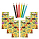 LG Imports Dinosaur Colored Pencils 9cm | 24 boxes