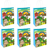 Henbrandt Sachets cadeaux animaux de la ferme 16 x 22 x 8 cm | 12 pièces Henbrandt Sachets cadeaux animaux de la ferme 16 x 22 x 8 cm | 12 pièces