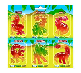 Vidal Dino Jelly snoep in blister | 6 stuks Vidal Dino Jelly snoep in blister | 6 stuks