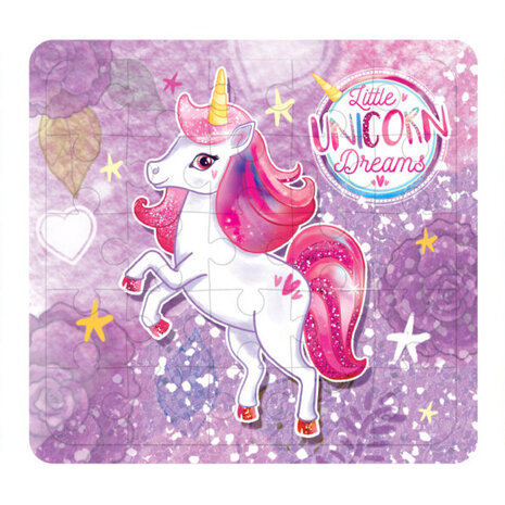 Henbrandt Puzzle Licorne 13x13cm | 12 pièces