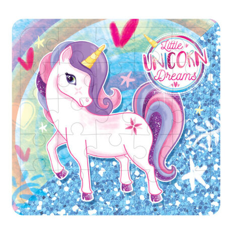 Henbrandt Einhorn-Puzzle 13x13cm | 12 Teile