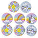 LG Imports Yo-yo licorne en métal 5 cm | lot de 8 pièces