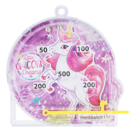 Henbrandt Jeu de flipper Licorne 6 cm | 12 pièces