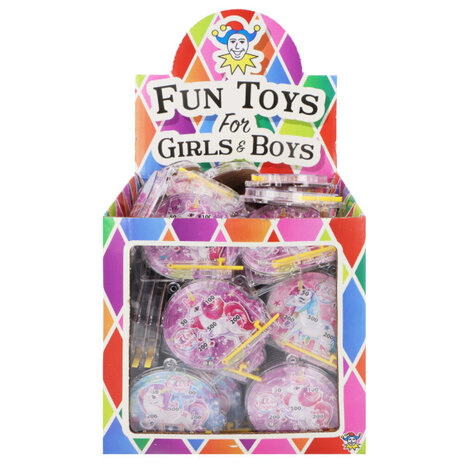 Henbrandt Unicorn Pinball Game 6cm | 12 pieces