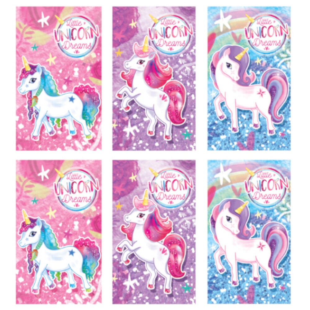 Henbrandt Unicorn Notebook 5.5x9cm | 12 pieces