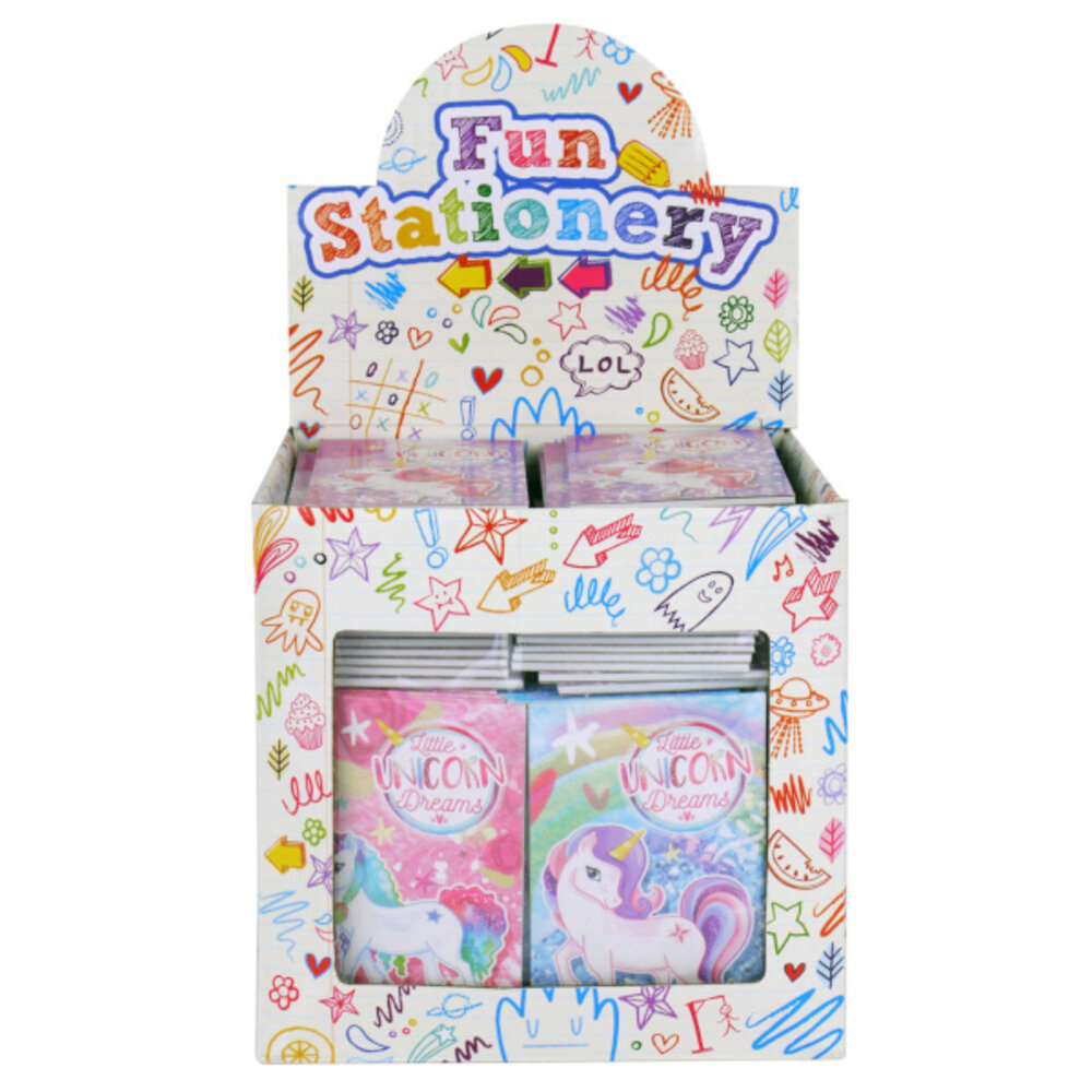 Henbrandt Unicorn Notebook 5.5x9cm | 12 pieces