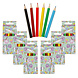 LG Imports Eenhoorn Kleurpotloodjes 7,5cm | per doosje LG Imports Eenhoorn Kleurpotloodjes 7,5cm | per doosje