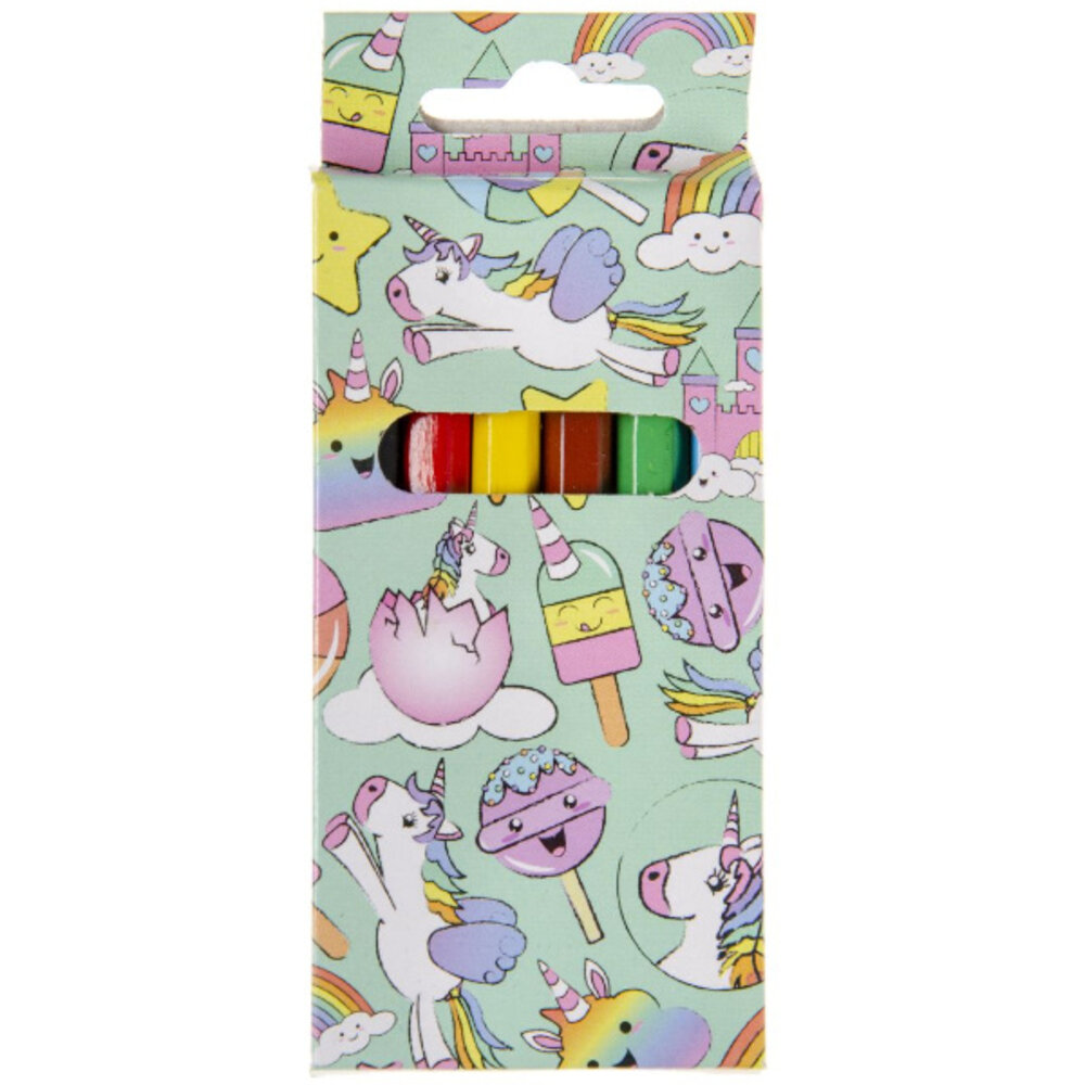 LG Imports Einhorn-Buntstifte 9 cm | 24 Schachteln