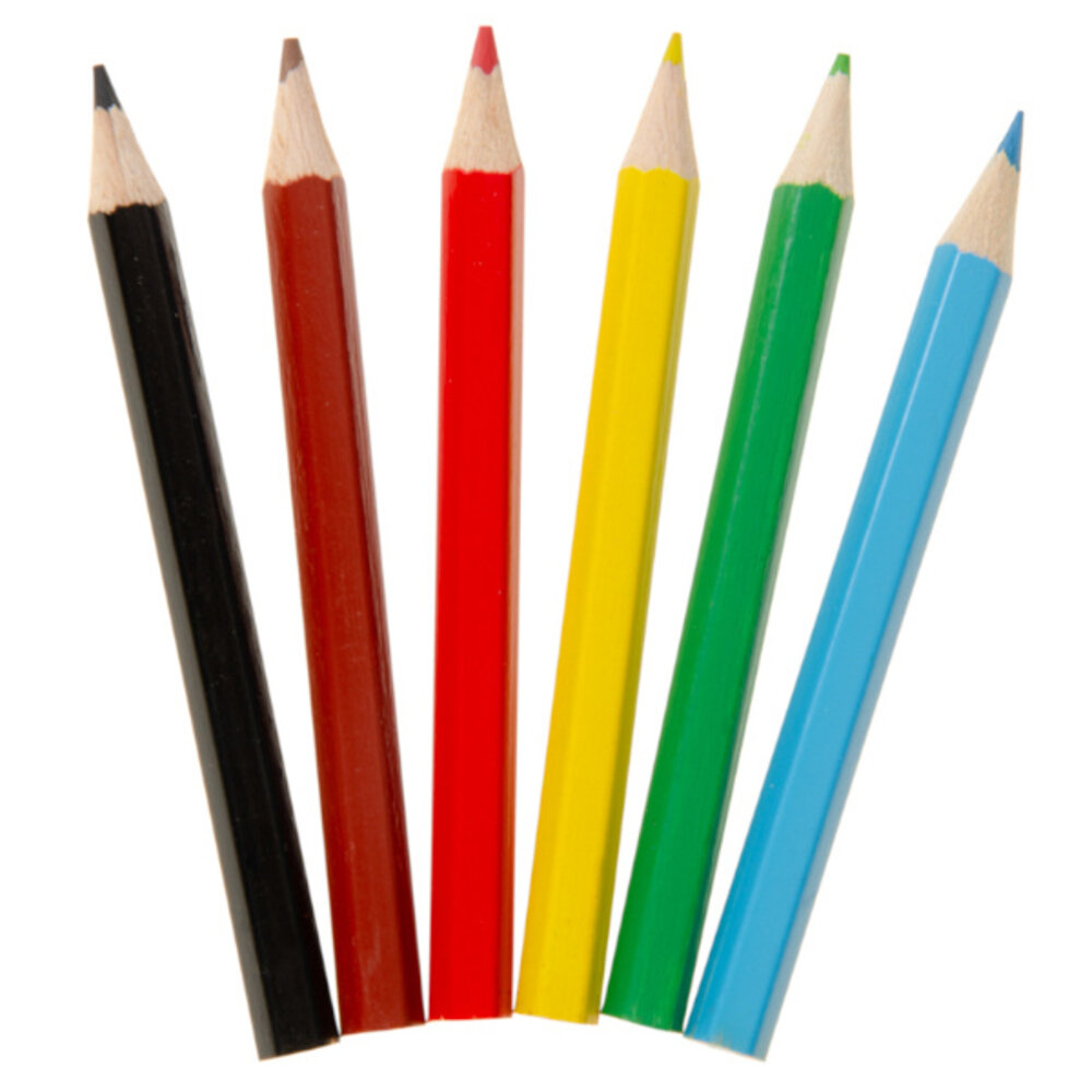 LG Imports Crayons de couleur Licorne 9 cm | 24 boîtes