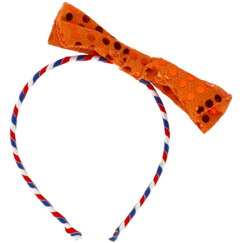 Folat Tiara Holland Strikje Oranje | per stuk Folat Tiara Holland Strikje Oranje | per stuk