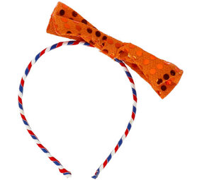 Folat Holland Tiara Orange Schleife | pro Stück