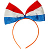 Folat Tiara Oranje met Strik Rood Wit Blauw | per stuk