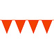 Folat Orangefarbene Wimpelkette XL | 10 Meter