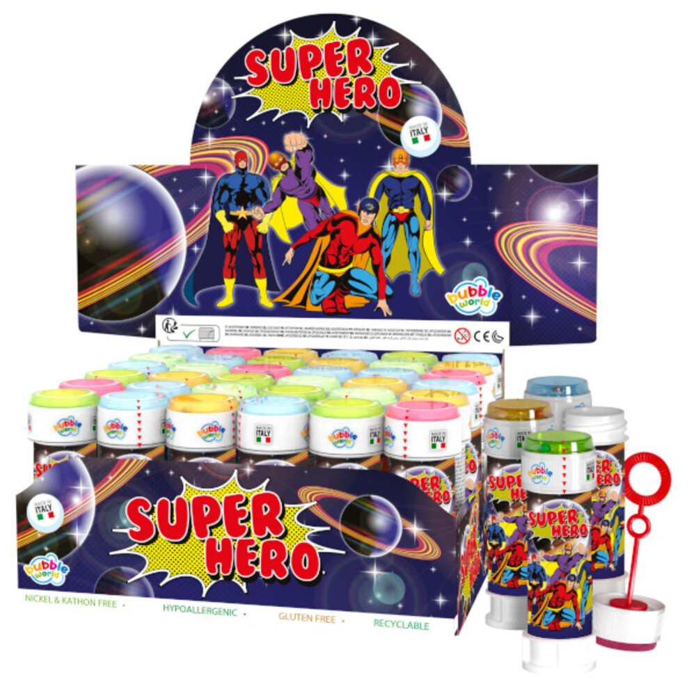 Henbrandt Super Helden Bellenblaas 60ml | per stuk