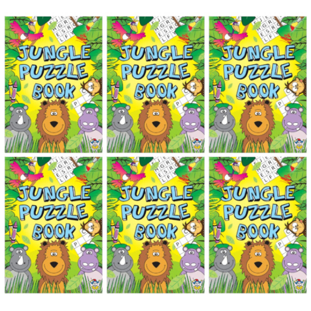 Henbrandt Jungle Puzzle Booklet 14x10cm | 12 pieces