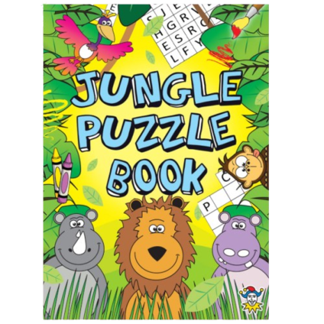 Henbrandt Jungle Puzzel Boekje 14x10cm | 12 stuks Henbrandt Jungle Puzzel Boekje 14x10cm | 12 stuks