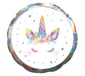 Riethmüller Baby Unicorn Folie Ballon 43cm | per stuk Riethmüller Baby Unicorn Folie Ballon 43cm | per stuk