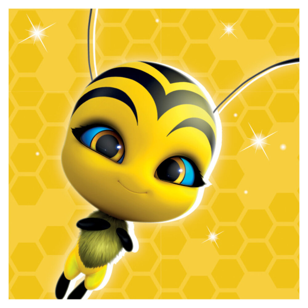 Amscan Miraculous Servetten 33x33cm | 16 stuks Amscan Miraculous Servetten 33x33cm | 16 stuks